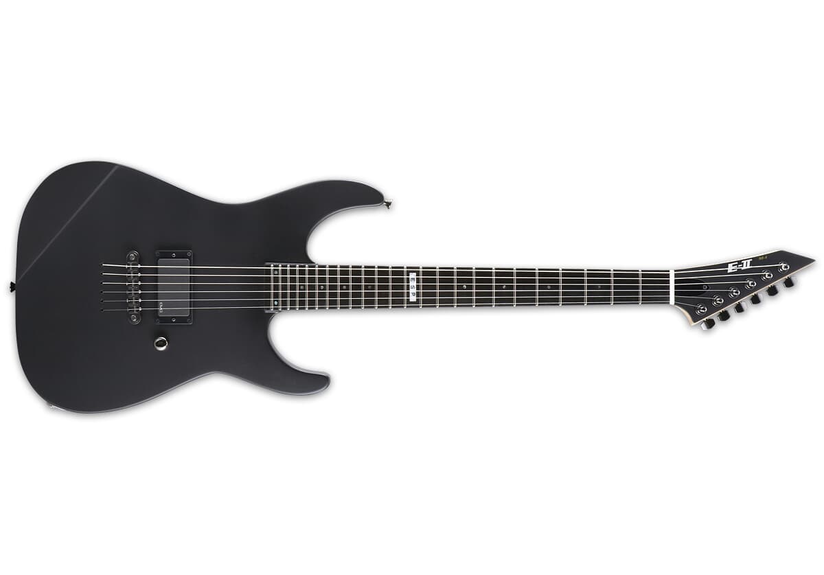 ESP E-II M-I NECK THRU Black Satin - エレキギター